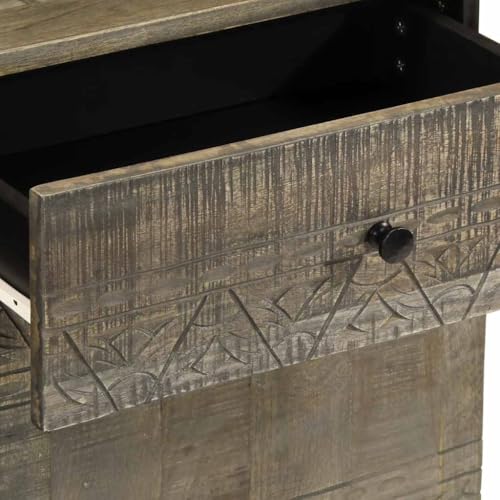 Table de chevet compacte en manguier pour optimiser les petits espaces - 8