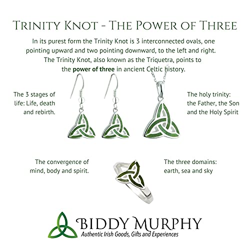 Biddy Murphy Heavy Sterling Silver Bracelet Men’s Trinity Knot Made in Ireland4