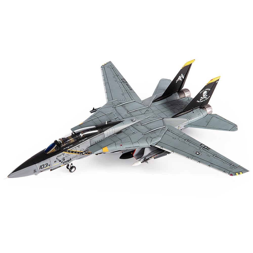 JC Wings | 1:72 Scale Model Military Aircrafts | F-14B Tomcat, U.S. Navy, VF-103 Jolly Rogers, Final Tomcat Cruise, 2004 | Model JCW-72-F14-016