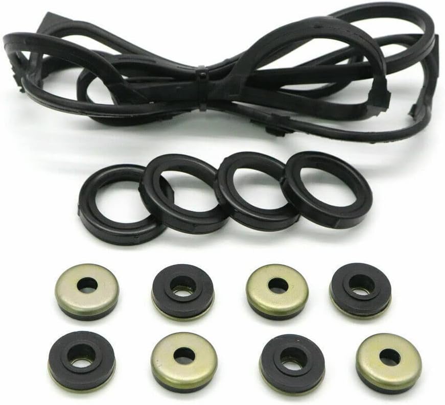 Valve Cover Gasket Kit Set 12341-PR3-000 Compatible with Honda Civic Integra DOHC V-TEC ITR B-Series