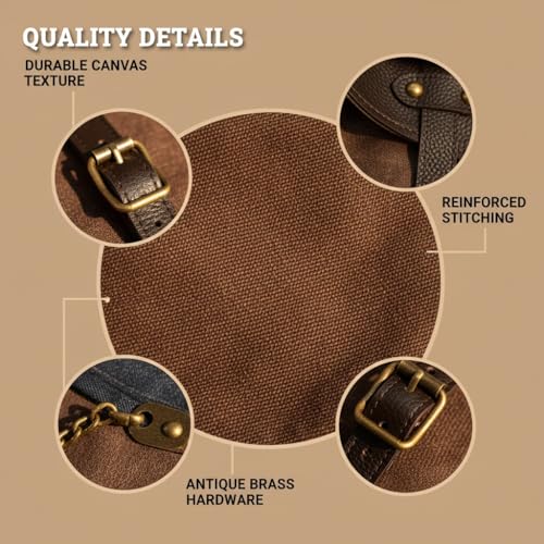 Bolso transversal con forma de caballo, estilo vaquero occidental, con correa ajustable, marrón y retro estilo rancho miniatura 3