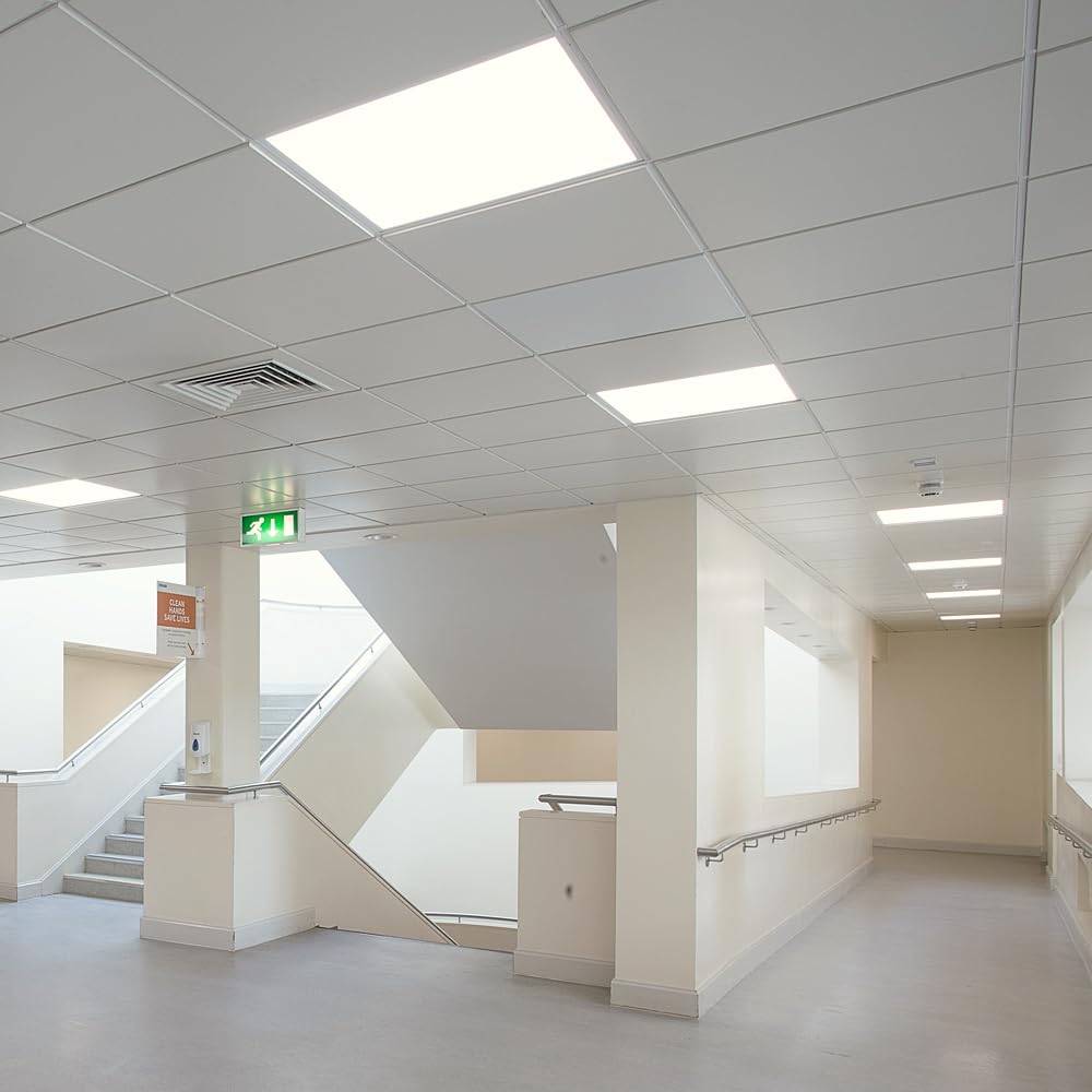 M Ledme - Pack de 2 Panel LED 60X60 cm 42W, Blanco Frío 6000K,4200 lumenes, Driver Incluido, Empotrable, Ideal para oficinas. Fácil de montar. LM5314.