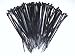 Joy Fish 14.6" Heavy Duty Nylon Cable Ties, 50 lb Test (Black, 100PC)