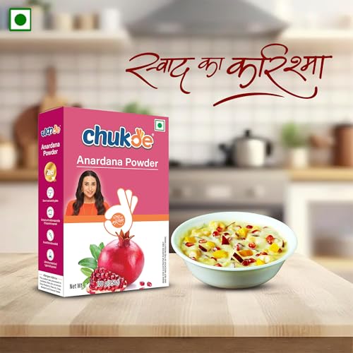 Image of Chukde - Anardana - Pomegranate Seeds Powder - Tangy & Flavorful Spice - Enhance Your Curries, Dals & Snacks - Ideal for Indian Cooking, Chutneys & Marinades - 100 Gm