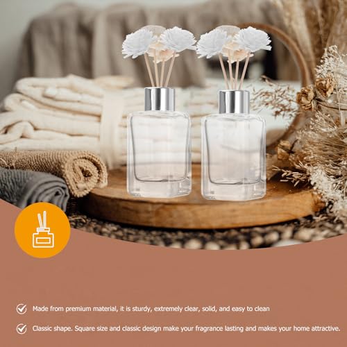 Botellas de Perfume de Vidrio Recargables para Mesa de Tocador Set de 4 6