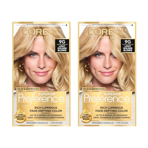 L’Oreal ParisSuperior Preference - 9G Light Golden Blonde 1 Each (Pack of 2)