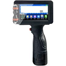 Wide Coding Applications E16 0.5/1 Inch 600DPI Handheld Inkjet Printer Text QR Barcode Batch Number Logo Label Printing Machine Lightweight and Convenient25.4mm without ink