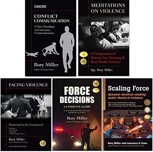 Bundle: Rory Miller Collection (YMAA books) Conflict Communication, Violence / Force