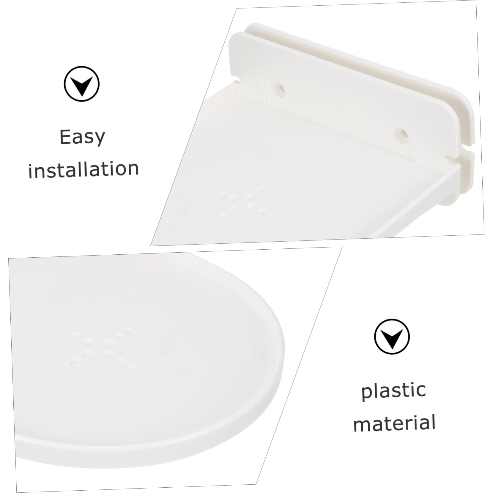 Zerodeko 2 Pz supporto wifi supporto da tavolo cassa per diffusori a parete stativi per casse stand per diffusori casse per diffusori a parete staffe per altoparlanti intelligenti