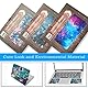 Laptop Skin Sticker Aufkleber, 12 13 13.3 14 15 15.4 15.6“ Laptop Skin Sticker Cover Art Protector Notebook PC (Kostenlose 2 Handgelenkauflagen enthalten), Wasserdicht Abnehmbar, Schönes Mandala