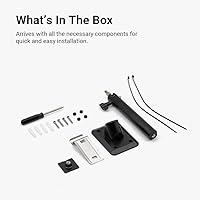 Vista 7 de Holicfun Soporte de pared universal para panel solar para Ring, Eufy, Arlo, Wyze, Reolink y más, brazo de montaje extendido, ajustable en múltiples