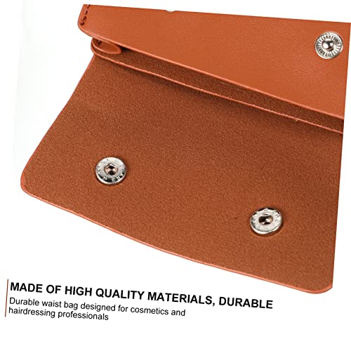 Porte-outils pour coiffeur en cuir avec compartiments ciseaux
