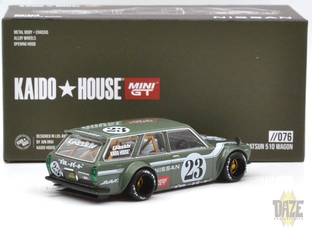 Amazon | MINI GT KAIDO HOUSE - DATSUN 510 WAGON CARBON FIBER
