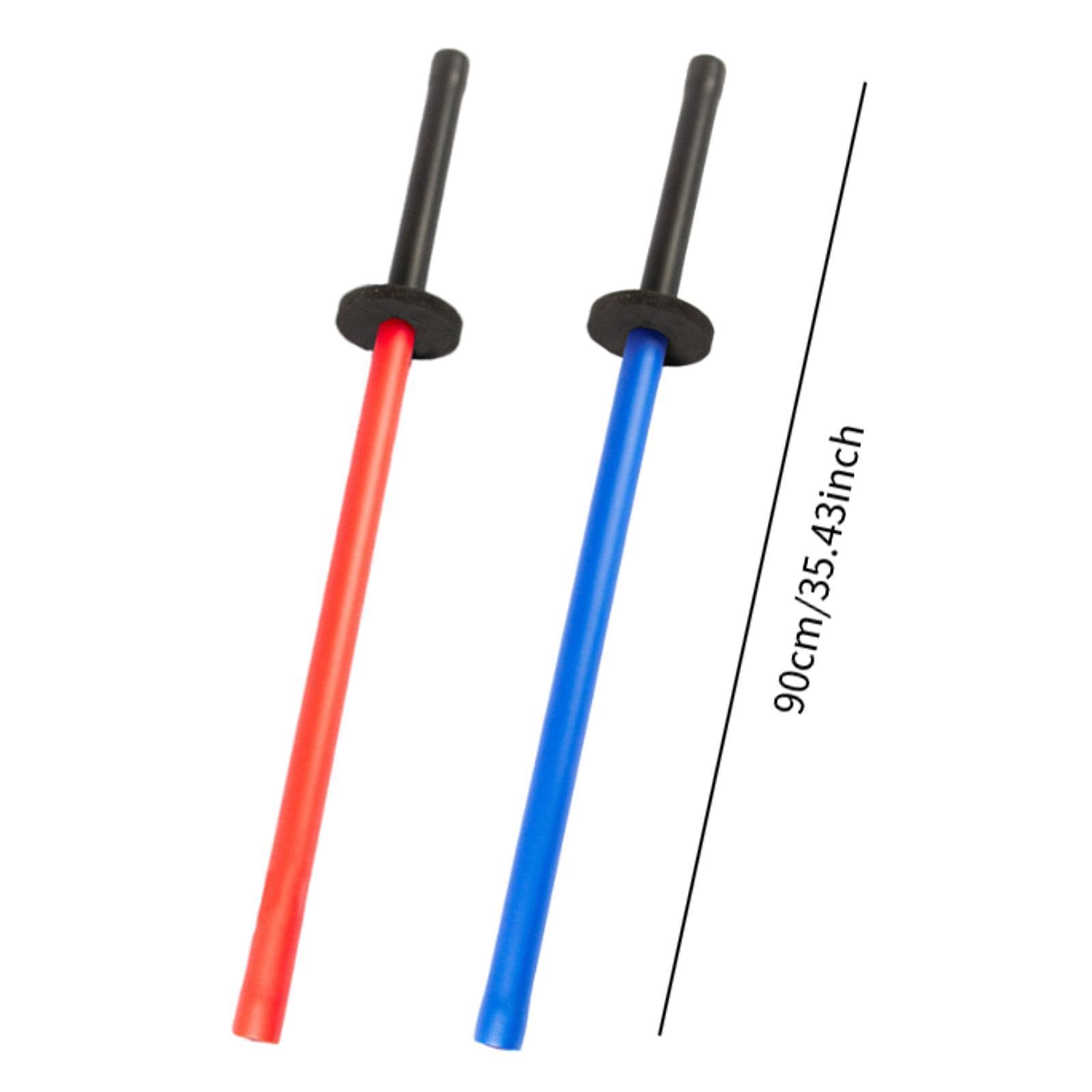 Conjunto de 2 Espadas de Entrenamiento en Espuma para Artes Marciales, Bokken Portátil