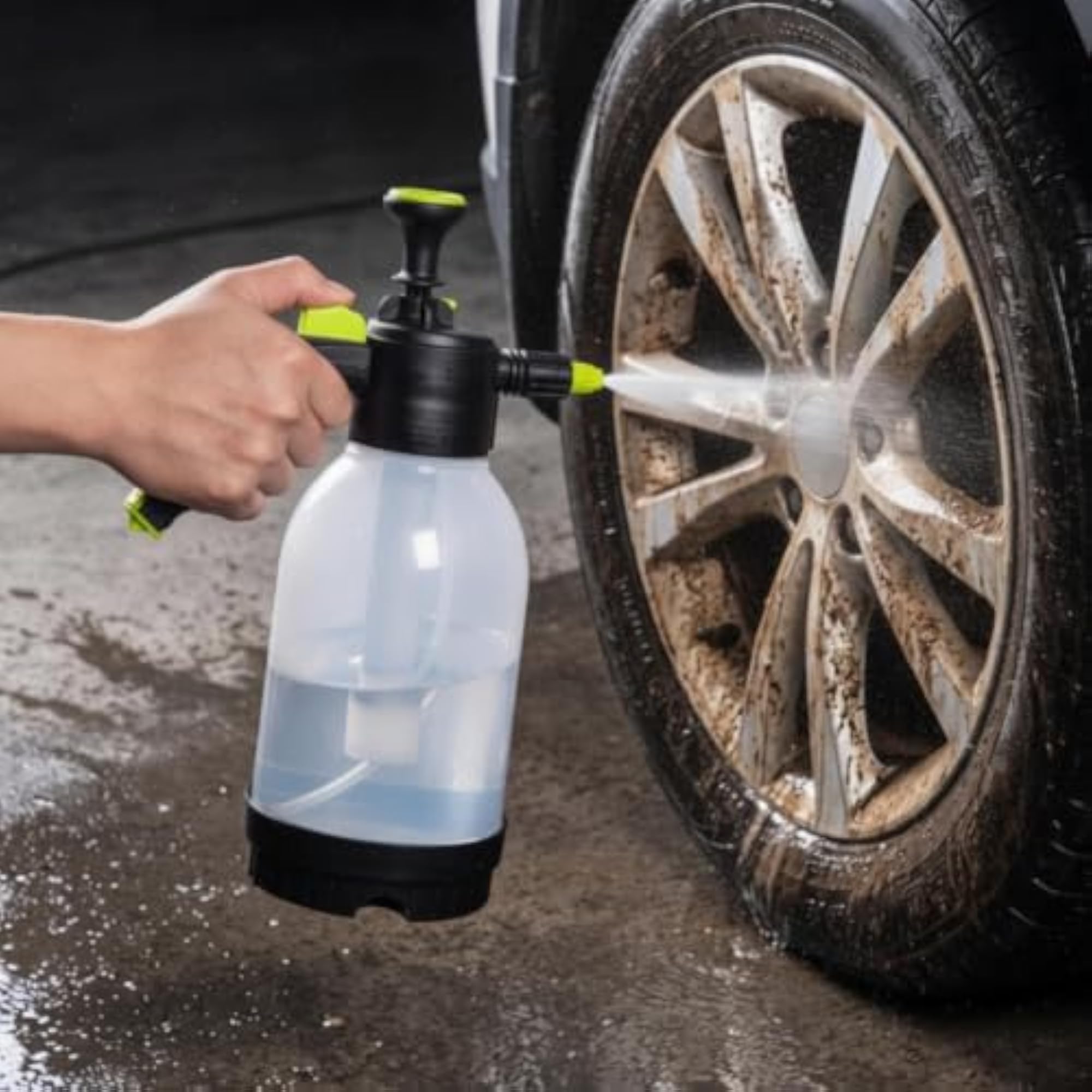 Pressurized Spray Bottle Hand-Held Pump Sprayer Clear Spray Bottle