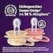Philips Avent ultra soft Schnuller – kiefergerecht geformtes Design, für Babys von 0–6 Monaten, flexibles Saugerschild, symmetrischer Silikonsauger, BPA-frei, 2 Pack, SCF091/38