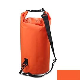 Bear Outdoor Dry Sack/Waterproof Bag for Boating, Kayaking, Hiking, Snowboarding, Camping, Rafting, Fishing and Backpacking (Orange, 10L)