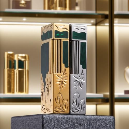 Encendedor de gas butano, diseño estrecho, cuerpo de latón miniatura 4