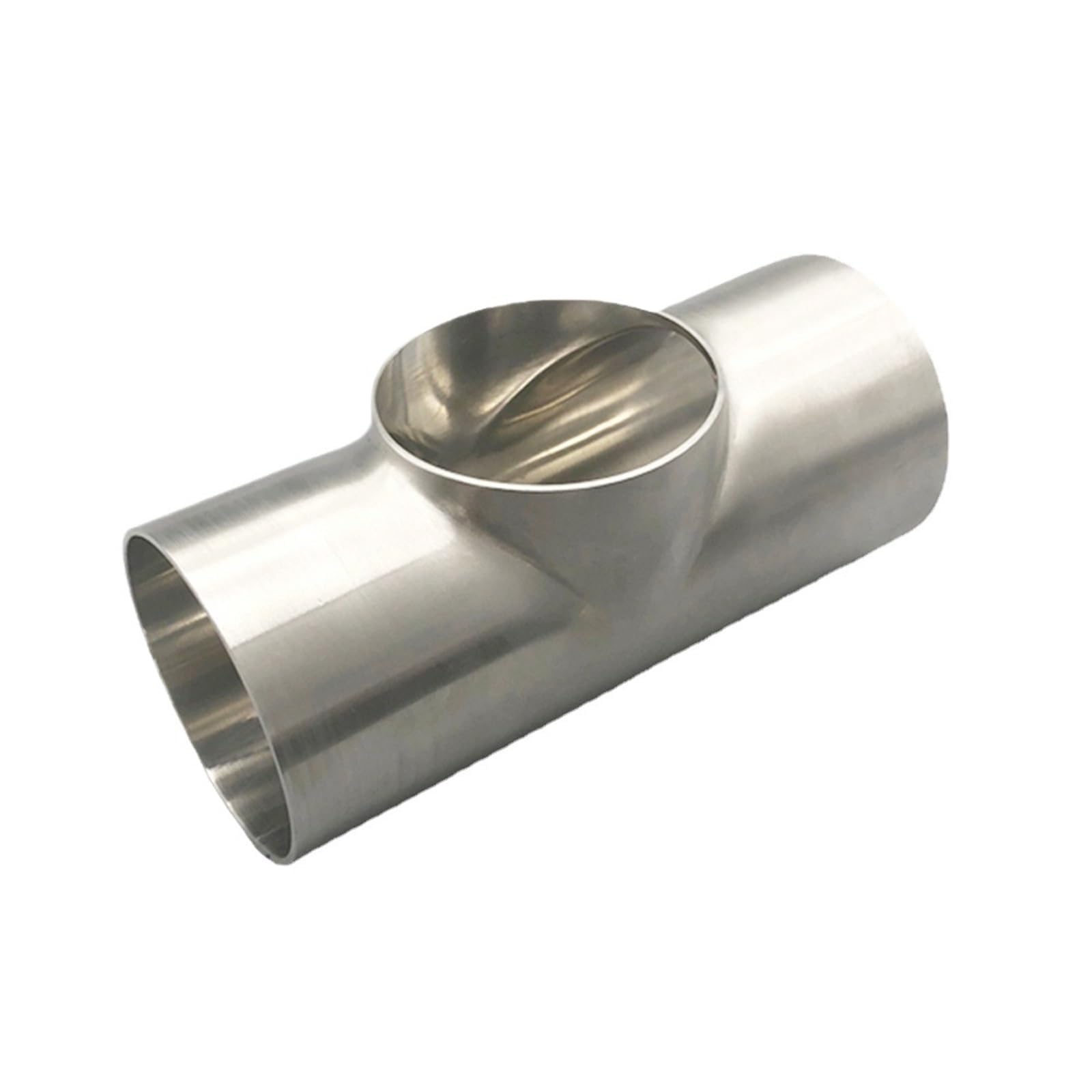 AUOQKQUT 1pcs Size 19mm-108mm Pipe OD Butt Weld Flat Tee 3 Way Fitting Connector SUS304 (OD 34mm Wall 1.5mm) AUOQKQUT