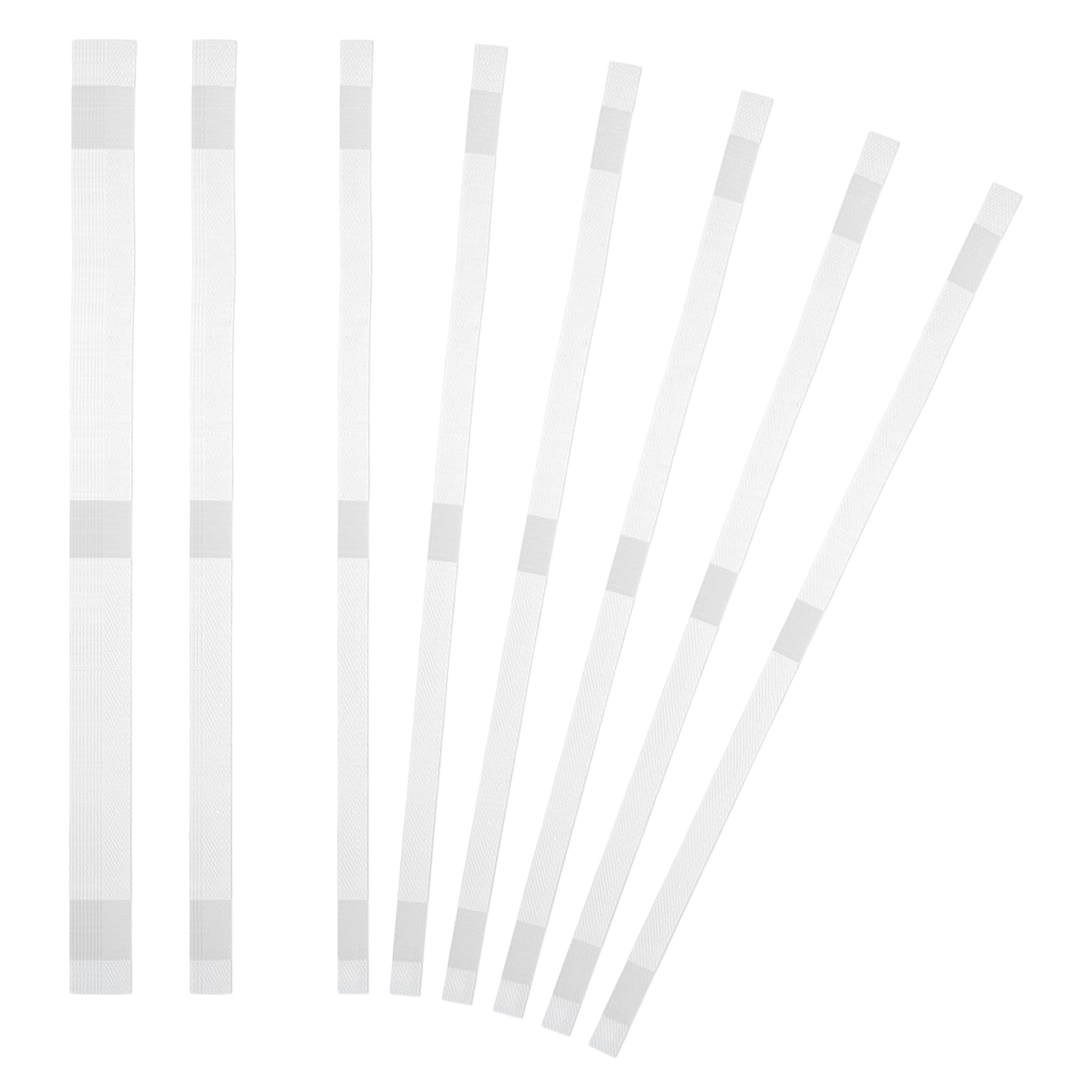 PATIKIL 10x285mm Thermal Binding Strips, 20PCS Glue Strips Tape Hot Melt Adhesive with Mesh Backing for Book Binding Repair Albums Pictures Files Crafts A4 Letter Size, White