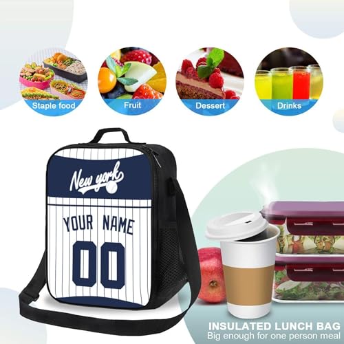 Lunch Bag New York Personalized Lunch Box Backpack Gifts for Men Women 5