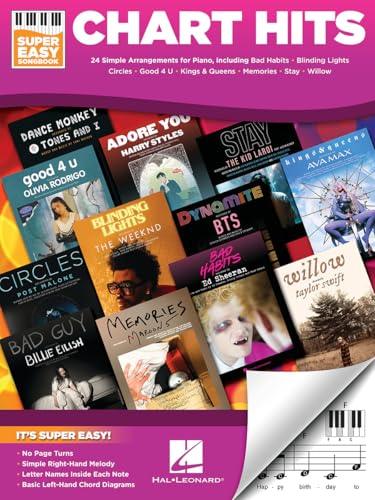 Chart Hits - Super Easy Piano Songbook (Super Easy Songbook)