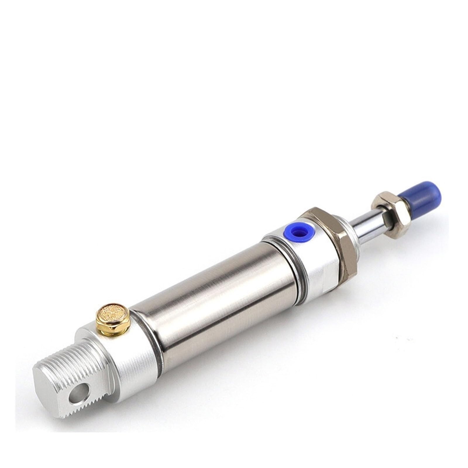 Cilindro pneumatico mini a semplice effetto, cilindro rotondo con molla, alesaggio 16, 20, 25, 32, 40 mm, corsa 10-150 mm per l'automazione industriale(MSA32,25MM)