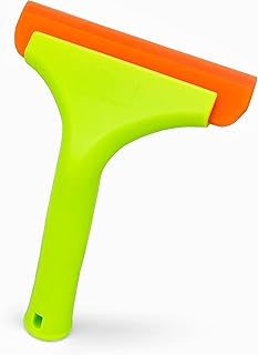 Soft Silicone Blade Squeegee for Shower Glass Door Mirrors Car Windshield, Window Tint Squeegee for Car Film with 5.9inch Squeegee Blade, 7.5inch Long Plastic Squeegee, Green