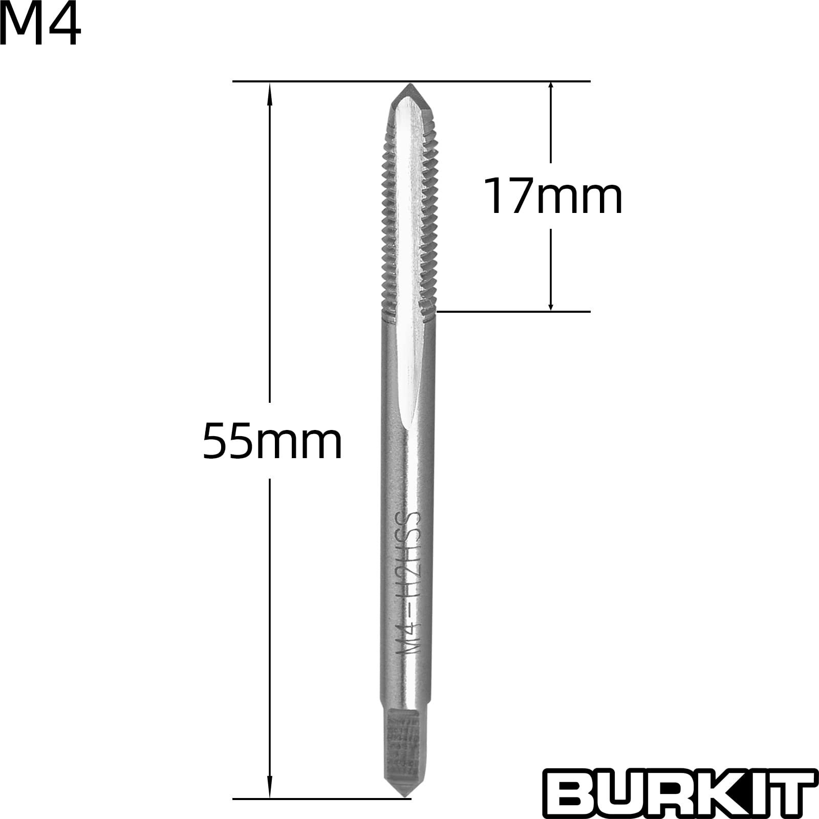 Burkit M4 X 0.7 Tap and Die Set Right Hand — Amazon image 2