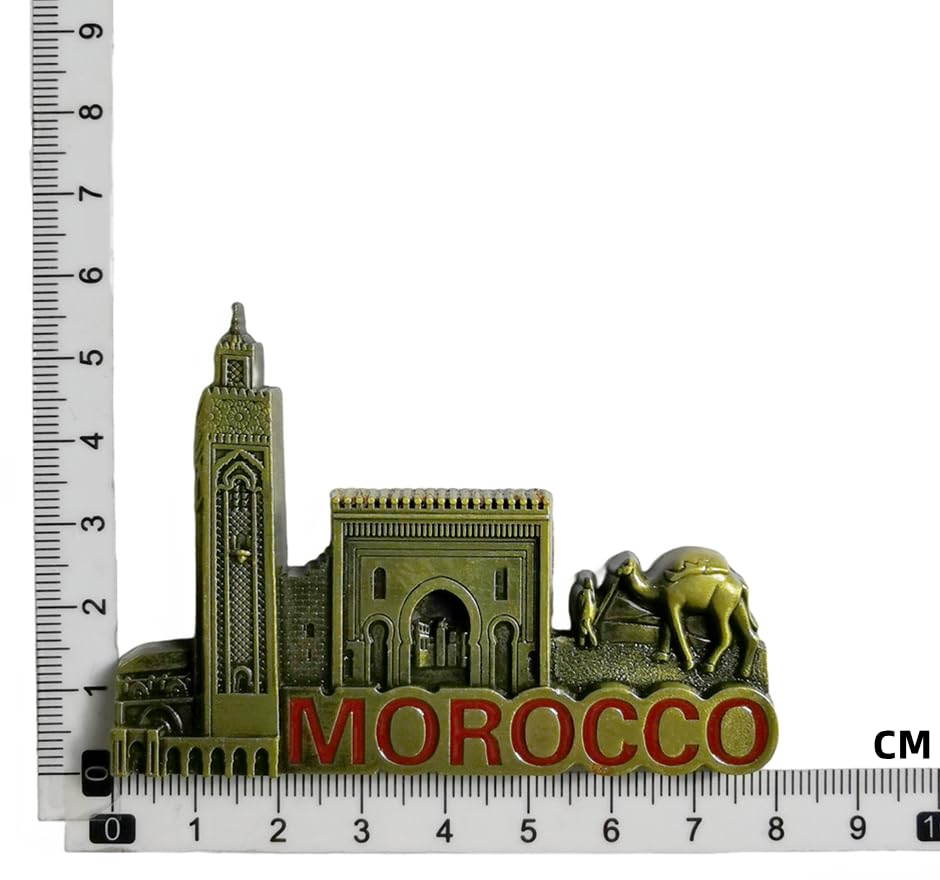 Imán decorativo para refrigerador estilo Marruecos miniatura 6