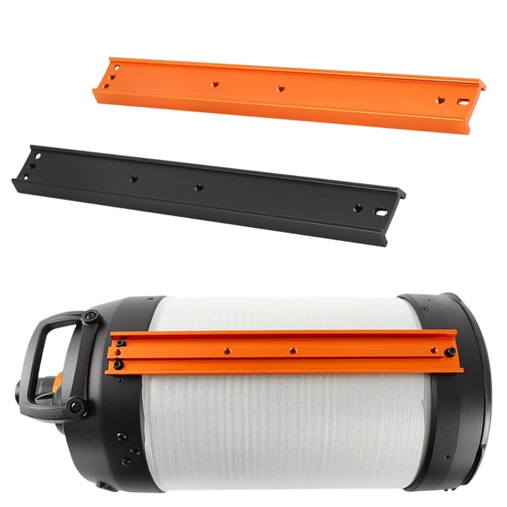 Plaque à queue d'aronde en alliage d'aluminium 75 degrés pour télescope Celestron C8 C8HD, support de montage orange avec vis, accessoire de longueur 330 mm