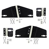 4 Piece Set Front & Rear Power Window Lift Regulator Repair Kits Replacement for Jeep SUV 68059645AA 68059644AA