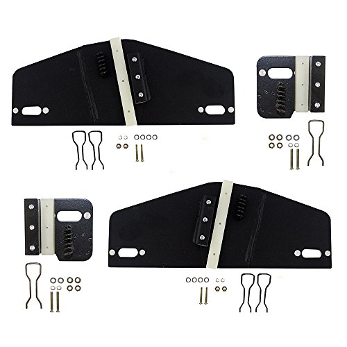 4 Piece Set Front & Rear Power Window Lift Regulator Repair Kits Replacement for Jeep SUV 68059645AA 68059644AA