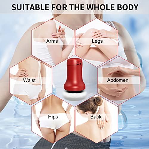 Vueyaa Cellulite Massager Body Sculpting Machine, Body Massager Electric Deep Tissue Massager For Waist,Butt,Thigh,Arm (Red) #TOP1