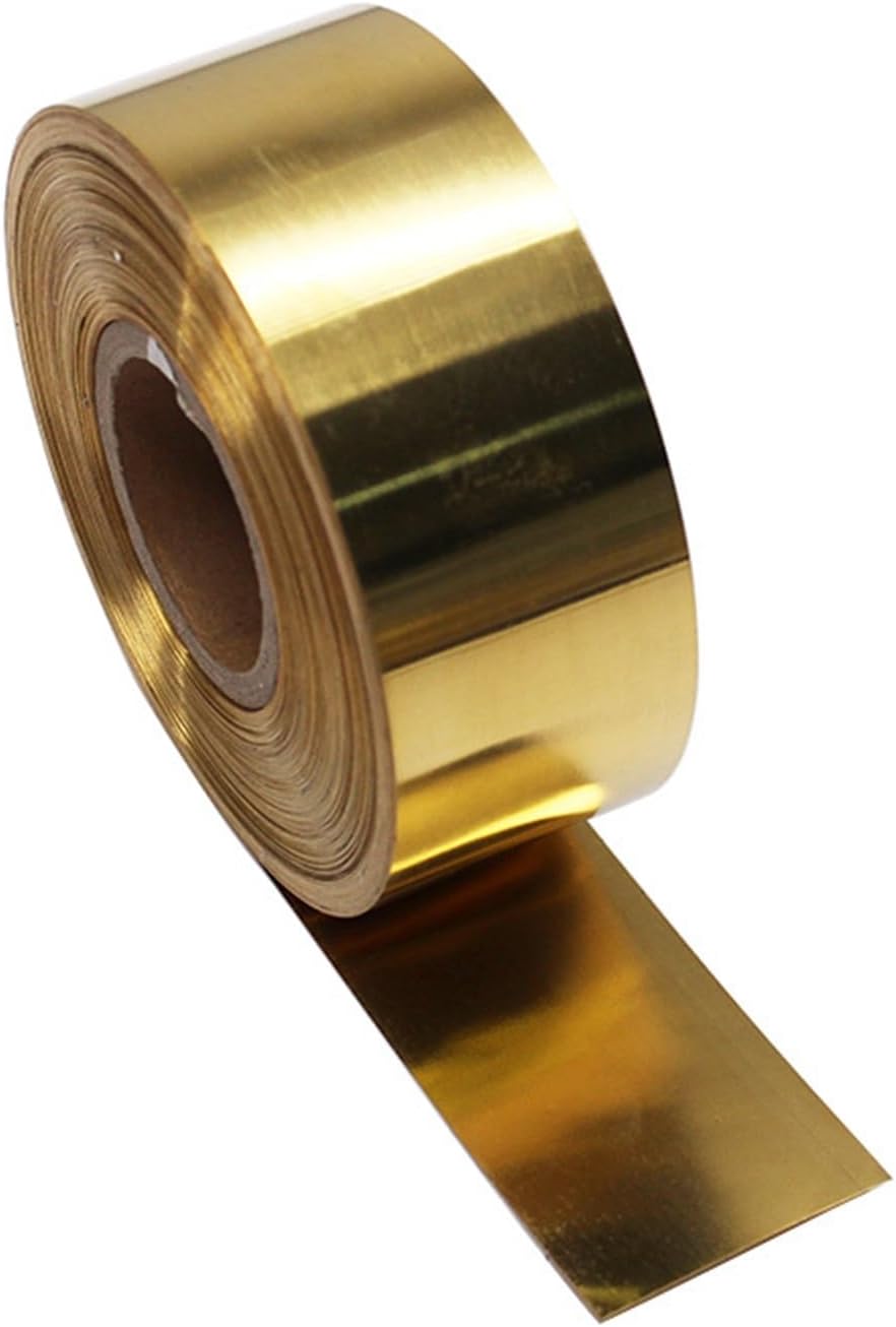 WUDOLIBrass Flat Bar Thin Brass Sheet 0.1mm 0.2mm 0.3mm 0.4mm 0.5mm 0.6mm 0.7mm 0.8mm 1mm Width 10mm to 50mm (Size : 1x50x1000mm 1pc)