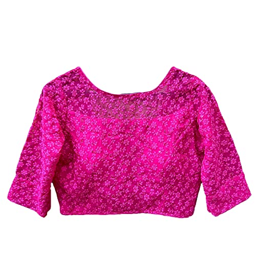 Image of Vihu Fashion Women Georgette Half Sleeve Blouse