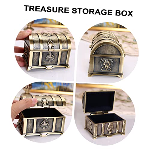 Gafoki Box Classical Treasure Chest Statement Rings For Women Stainless Steel Rings For Women Vintage Jewelry Box For Women Pirate Treasure Boxes Wedding Treat Box Antique Jewelry Box #TOP1