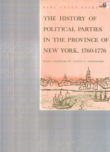 The History of Political Parties in the Provinc... B00DV7RFJS Book Cover