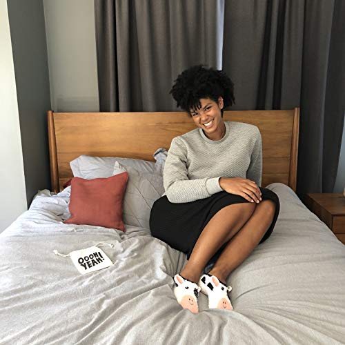 ooohyeah Women’s Animal Mary Janes Sock Slippers, Funny Cute Travel Trip Socks, One Size2