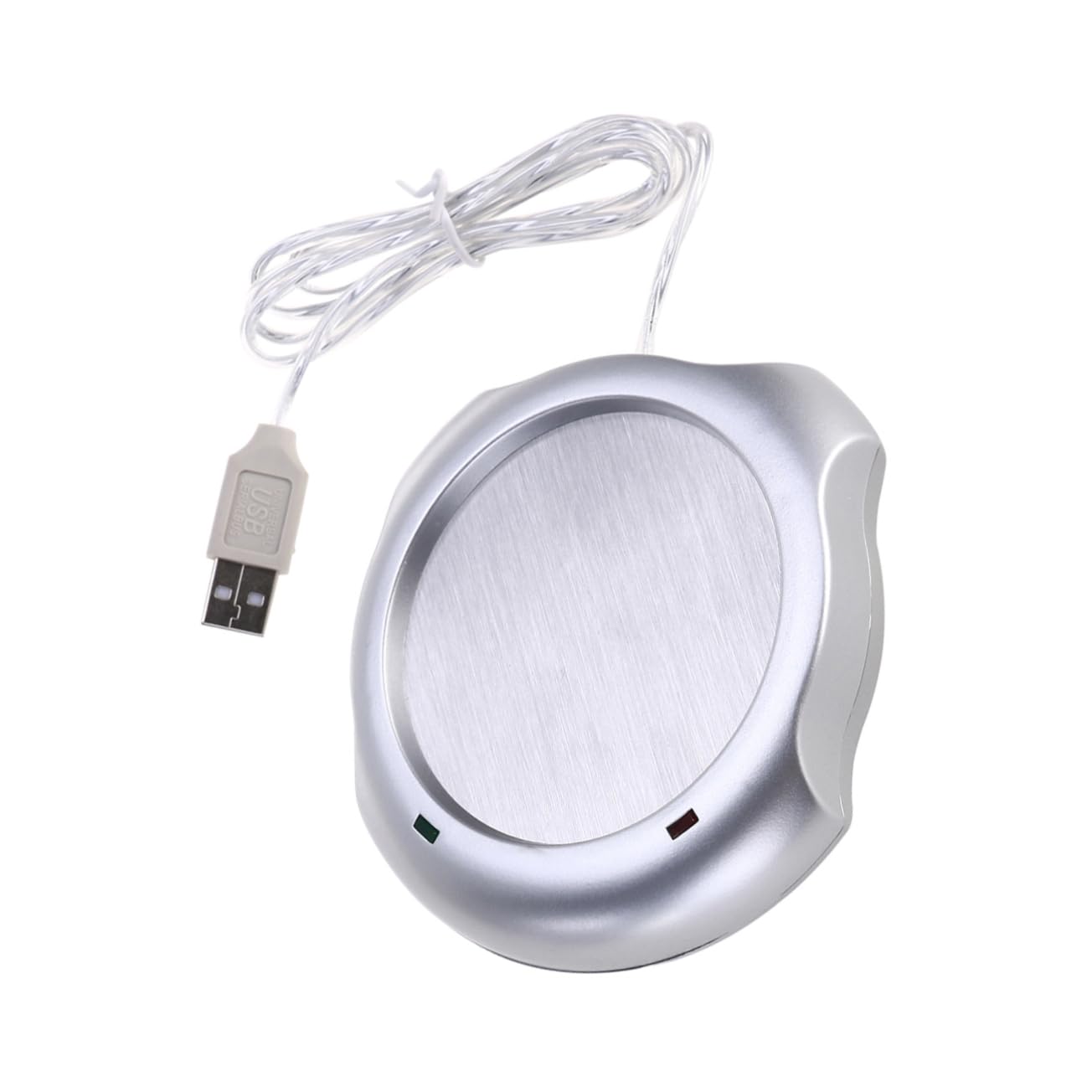 COLLBATH 4 Piezas Calentador De Taza USB Calentador De Cafe Taza De Café Placa Calentadora De Tazas Calentador De Tazas para La Oficina Calentador De Escritorio Espacio USB Silver