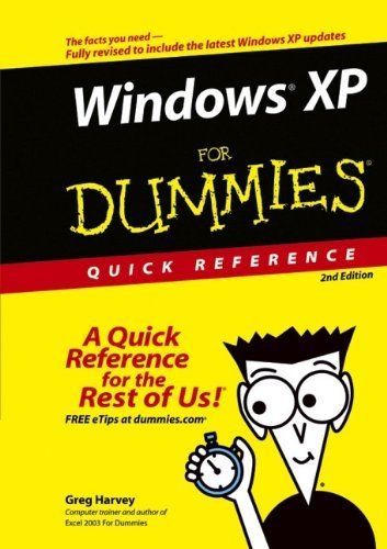 Windows XP for Dummies Quick Reference 2nd edition by Harvey, Greg (2004) Plastic Comb