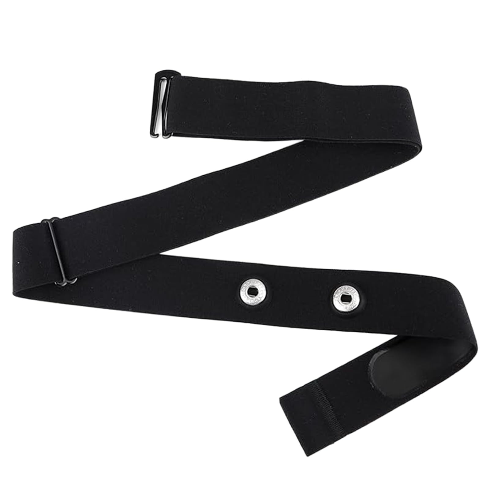 Banda de cardio elástica ajustable de 65 cm a 98 cm, correa de repuesto de tela premium de nailon y spandex con enganche de distancia de 45 mm para entrenamiento cardiovascular