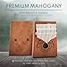 UNOKKI Kalimba 17 Key Thumb Piano, Portable Mahogany Mbira Finger Piano with Instruction, Carrying Bag, Tune Hammer, Holiday Gift for Kids, Light Brown - Musical Instruments for Kids