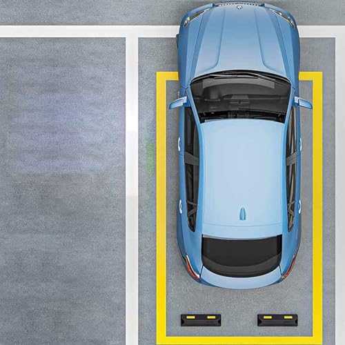 Bloqueadores de espacio de estacionamiento con anclajes para garajes 8
