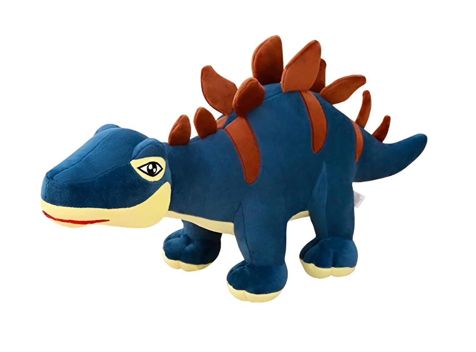 Tickles Soft Cartoon Cuddly Dinosaur Dragon Soft Stuffed Plush Animal Toy for Kids Boys & Girls Birthday Gifts (Color: Blue Size: 55 cm)