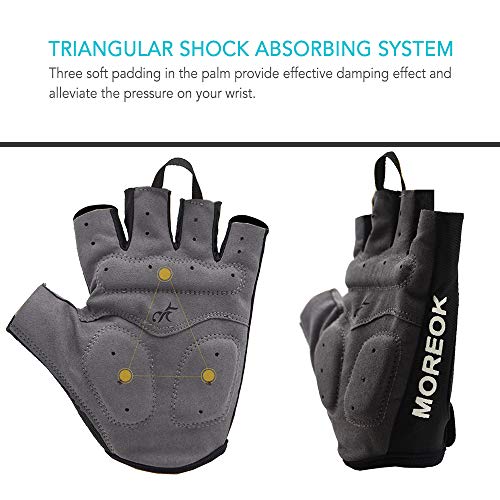 Luvas de Ciclismo, Romacci Luvas de ciclismo Luvas de bicicleta para mountain bike, respirável, abso
