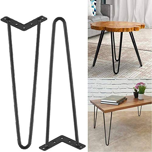 Juego de 4 patas de mesa de horquilla, patas giratorias, horquilla doble, patas de mesa, patas de horquilla, muebles de bricolaje, patas de metal de repuesto para mesa, mesa de comedor Cover