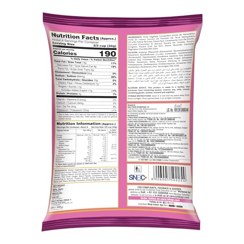 Bikaji Punjabi Tadka Snack Mix – 7.05 oz & Shoestring Potato Sticks – Spicy Thick Potato Noodle Snack | Crunchy & Savory Ready-to-Eat Indian Snacks | Healthy Snacks, Protein-Rich, Tea-Time, Bar & Party Snacks for Adults | Authentic Namkeen with Bold Spices, Made with Premium Indian Ingredients