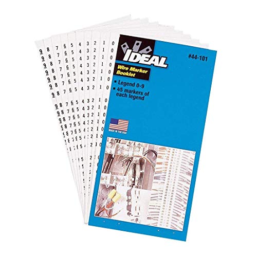 Wire Marker Booklet, Perforated 1.5