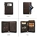 Contacts Cigar Humidor Leather Business Cigars Box Travel 5 Finger Cigars Clutch Organizer with Cigar Cutter Slot Lighter Slot